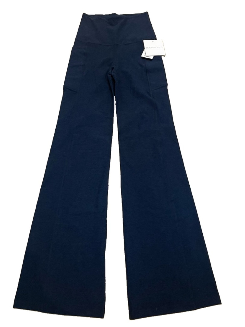 New! Beyond Yoga High-Waist Wide Leg Women’s Pants - Navy Size S